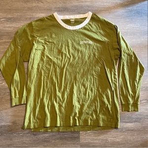 VS Pink Green Graphic Long Sleeve Ringer Tee
Size XXL